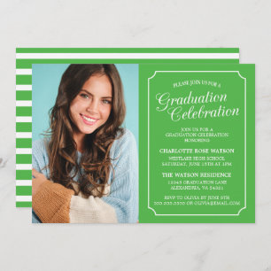 CLASSY CHIC ELEGANT GRADUTY INVITATION PARTI