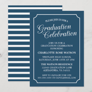 CLASSY CHIC ELEGANT GRADUTY INVITATION PARTI