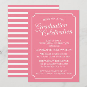 CLASSY CHIC ELEGANT GRADUTY INVITATION PARTI