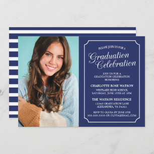 CLASSY CHIC ELEGANT GRADUTY INVITATION PARTI