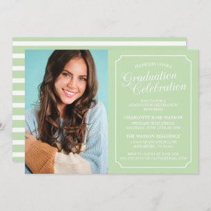 CLASSY CHIC ELEGANT GRADUTY INVITATION PARTI