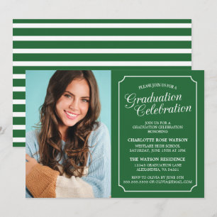 CLASSY CHIC ELEGANT GRADUTY INVITATION PARTI