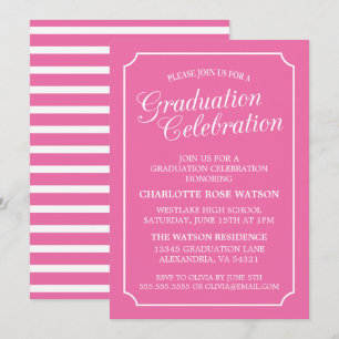 CLASSY CHIC ELEGANT GRADUTY INVITATION PARTI