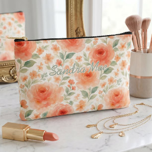 Classy Chic Floral Art Pattern Toiletry Bag