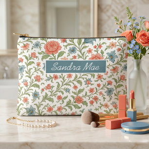 Classy Chic Floral Art Pattern Toiletry Bag