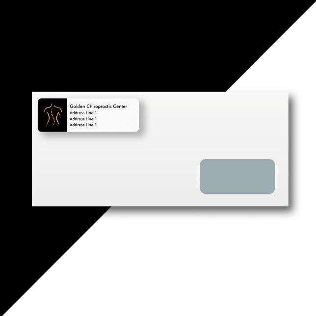 Classy Chiropractor Bulk Return Adresse Labels (Créateur téléchargé)