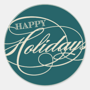 Classy Christmas Envelope Sticker