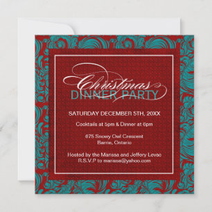 Classy Christmas Party Invitation