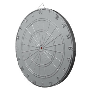 Classy Christmas Silver Winter Solid Colour Dartboard