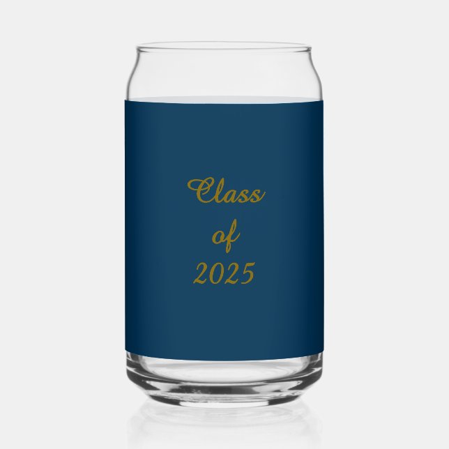 Classy Class of 2025 Can Glass (Front)