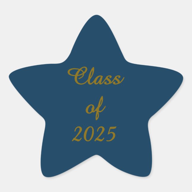 Classy Class of 2025 Sticker (Front)