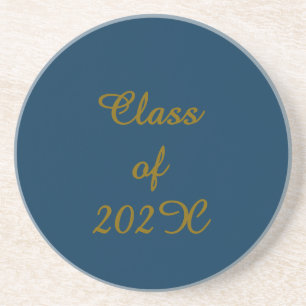Classy Class of 202X Graduation Sandstone Coaster