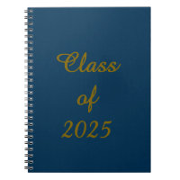 Classy Class of 202X Spiral Photo Notebook