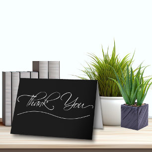 Classy Classic Business Budget Thank You Cards
