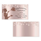 Classy Cleaning Services Rose Logo Maid Drips