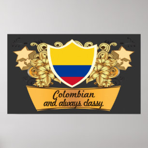Classy Colombian Poster