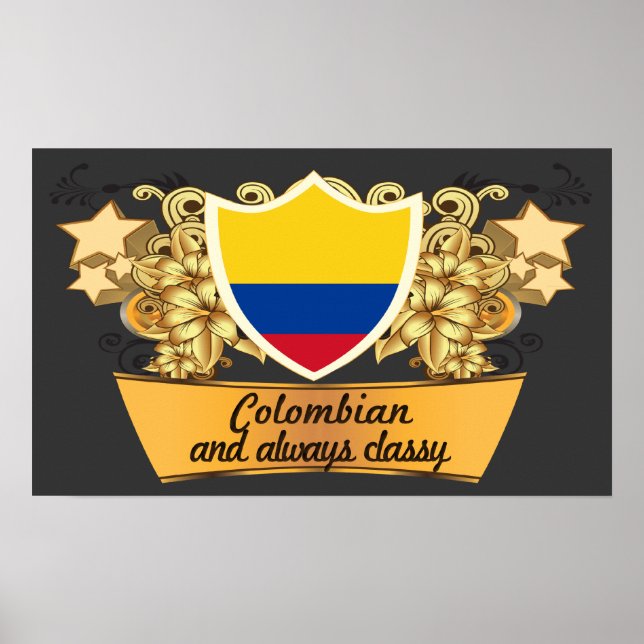 Classy Colombian Poster (Front)