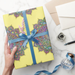 Classy Colorfully Mandala India Style 1 Wrapping Paper
