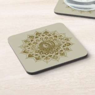 Classy Colorfully Mandala India Style 4 Coaster
