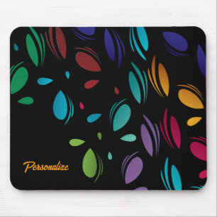 Classy Colourful Petals Mouse Pad