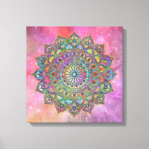 Classy Colourfully Mandala India Style 1 Canvas Print