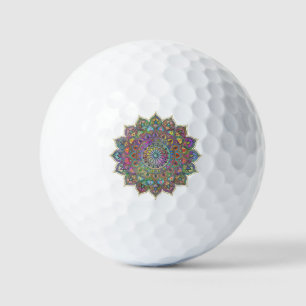 Classy Colourfully Mandala India Style 1 Golf Balls