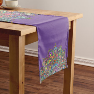 Classy Colourfully Mandala India Style 1 Short Table Runner