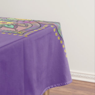 Classy Colourfully Mandala India Style 1 Tablecloth