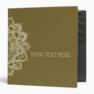 Classy Colourfully Mandala India Style 4 Binder