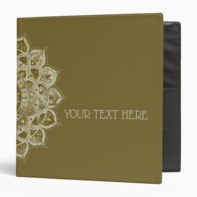 Classy Colourfully Mandala India Style 4 Binder (Front/Inside)