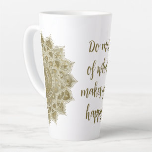 Classy Colourfully Mandala India Style 4 Latte Mug