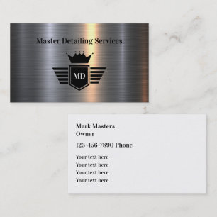Classy Cool Automotive Services Business Cards