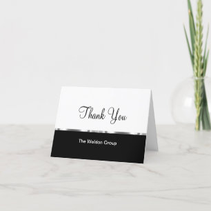 Classy Corporate Thank You Cartes Design