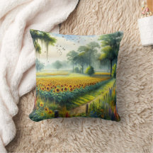 Classy Country Cottage Floral Art Painting