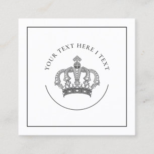 Classy Crown Logo Business Card