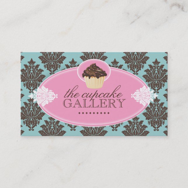 Classy Cupcake Business Card (Front)