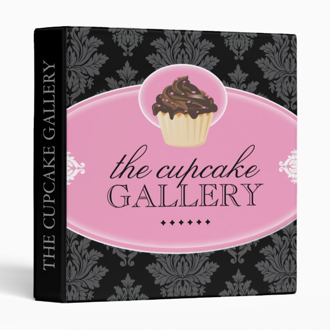 Classy Cupcake Portfolio Binder (Front/Spine)