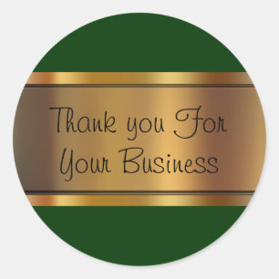 Classy Customer Thank You Stickers