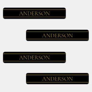 Classy Customizable Gold Text & Lines