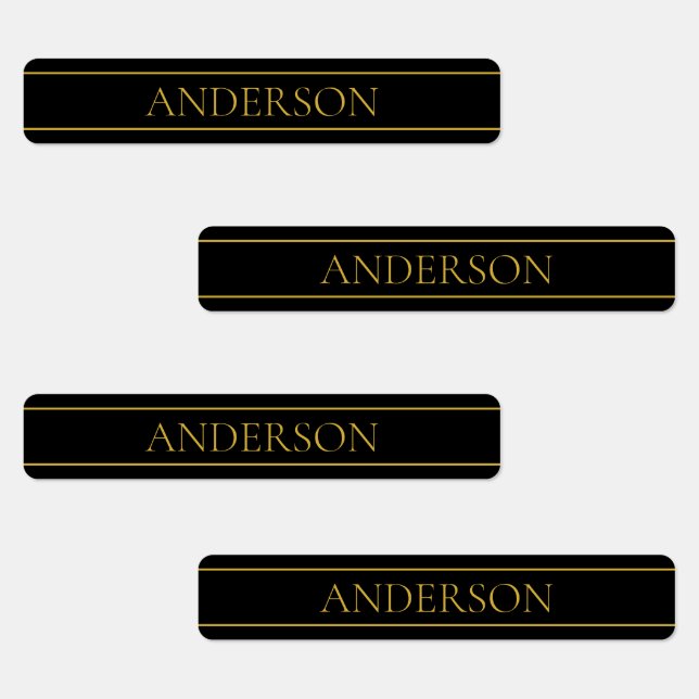 Classy Customizable Gold Text & Lines (Group)