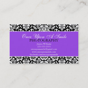 Classy Damask Business Card