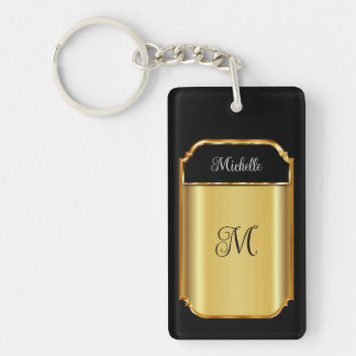 Classy Dames Monogramme Porte - clés acryliques de
