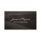 Classy dark oak wood grain professional profile