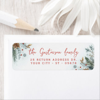 Classy Dark Red Teal Blue Green Floral Wreath