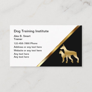 Classy Dog Training Business Cards