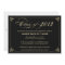 Classy Elegant Black 2013 Graduation Invite