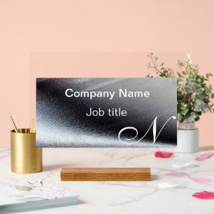 Classy Elegant Custom Name Acrylic Sign