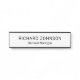 Classy Elegant Custom Name Title Employee Office