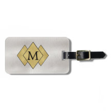Classy Elegant Personalized Faux White Leather Lug