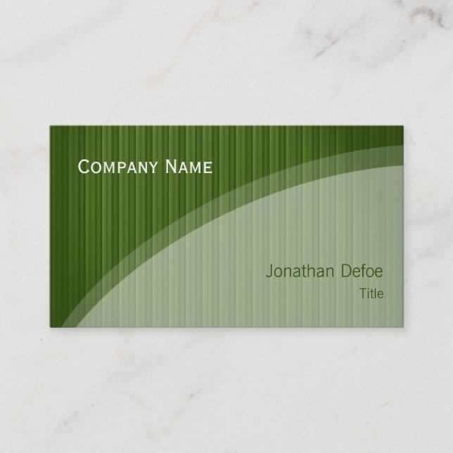 Classy Elegant Professional Business Card (Front)